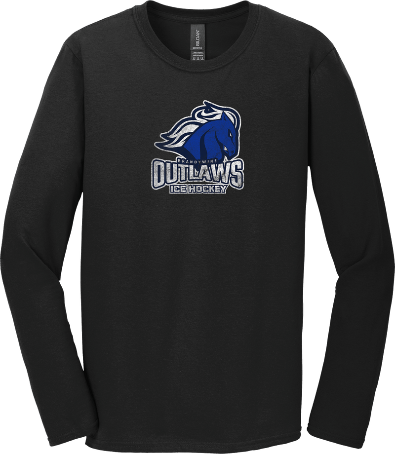 Brandywine Outlaws Softstyle Long Sleeve T-Shirt