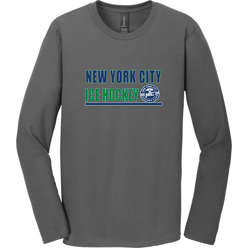NYC Hockey Club Softstyle Long Sleeve T-Shirt
