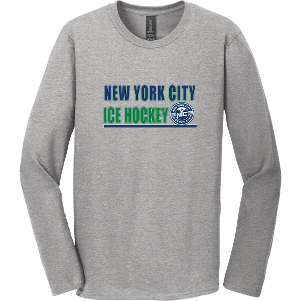 NYC Hockey Club Softstyle Long Sleeve T-Shirt