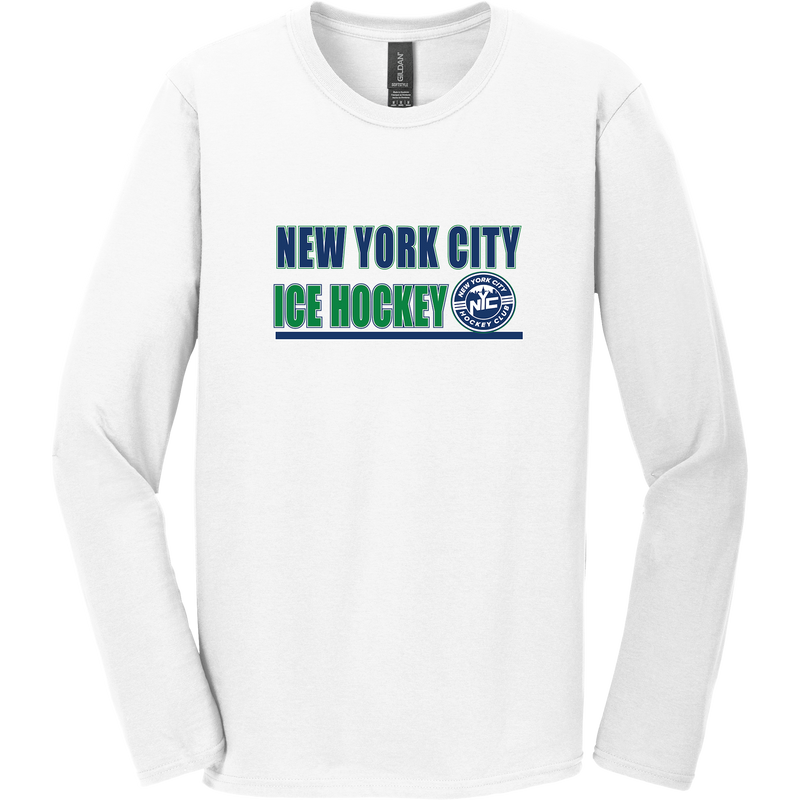 NYC Hockey Club Softstyle Long Sleeve T-Shirt