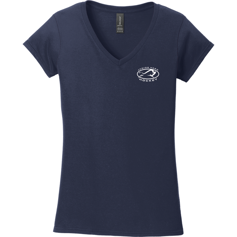 Jr. Herd Softstyle Ladies Fit V-Neck T-Shirt