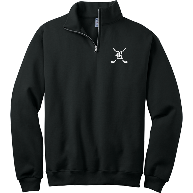 Randolph Middle School NuBlend 1/4-Zip Cadet Collar Sweatshirt