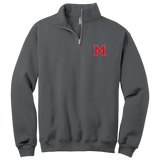 Mount St. Charles NuBlend 1/4-Zip Cadet Collar Sweatshirt
