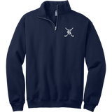 Randolph Middle School NuBlend 1/4-Zip Cadet Collar Sweatshirt