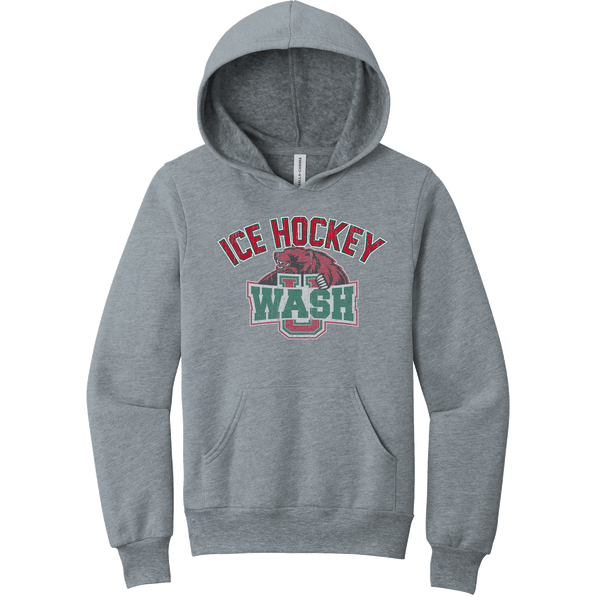 Wash U Youth Sponge Fleece Pullover Hoodie