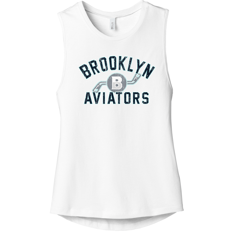 Brooklyn Aviators Womens Jersey Muscle Tank