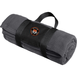 Princeton Jr. Tigers Fleece Blanket with Carrying Strap