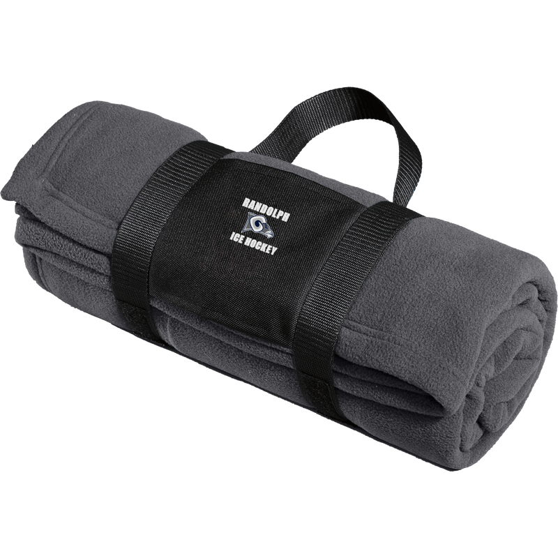 Randolph Recreation Fleece Blanket with Carrying Strap