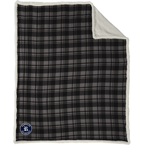 Randolph Hockey Flannel Sherpa Blanket