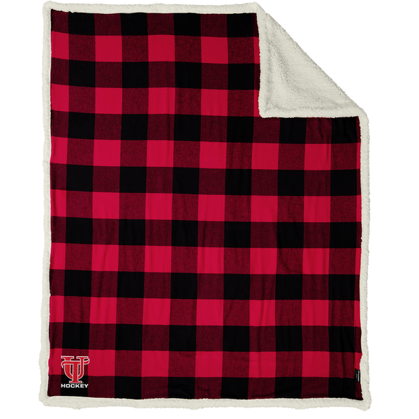 University of Tampa Flannel Sherpa Blanket