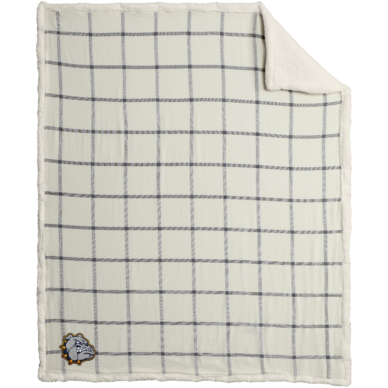 Chelsea Bulldogs Flannel Sherpa Blanket