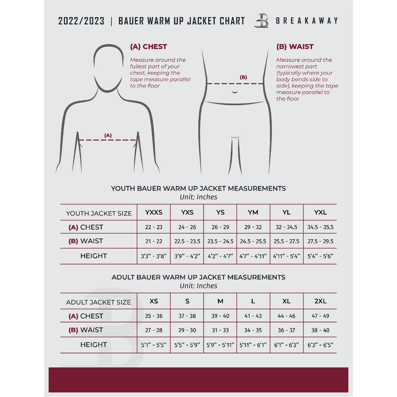 Adult Bauer S24 Lightweight Jacket (Seacoast Spartans)