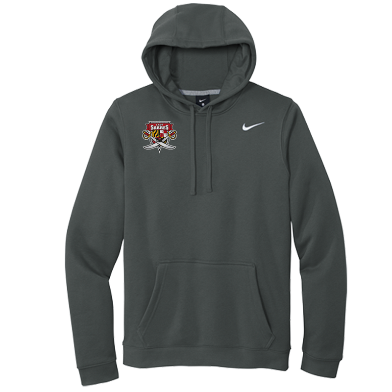 SOMD Lady Sabres Nike Club Fleece Pullover Hoodie