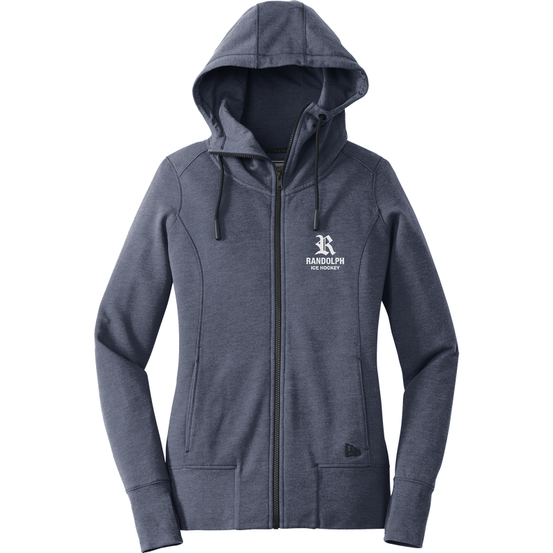 Randolph Hockey New Era Ladies Tri-Blend Fleece Full-Zip Hoodie