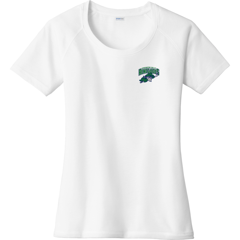 Kensington Valley Renegades Ladies PosiCharge Tri-Blend Wicking Scoop Neck Raglan Tee