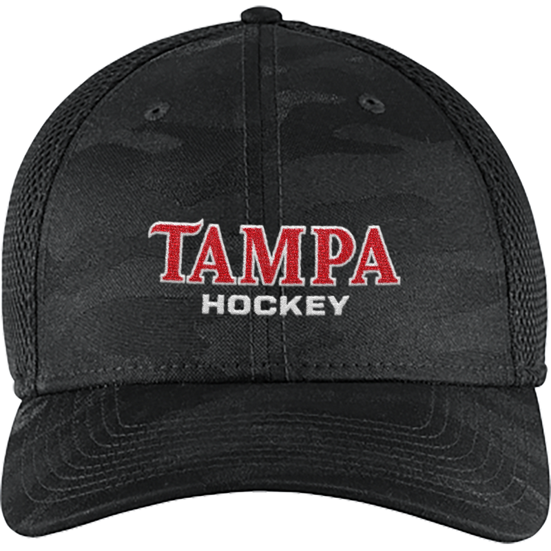 University of Tampa New Era Tonal Camo Stretch Tech Mesh Cap