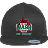 Wash U New Era Flat Bill Snapback Cap