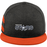 Prestige Stars New Era Shadow Heather Striped Flat Bill Snapback Cap