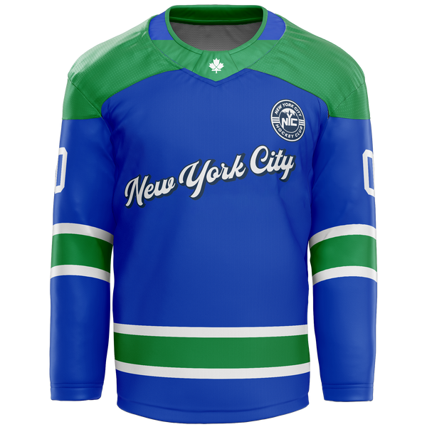 NYC Hockey Club Youth Goalie Cut and Sew Jersey