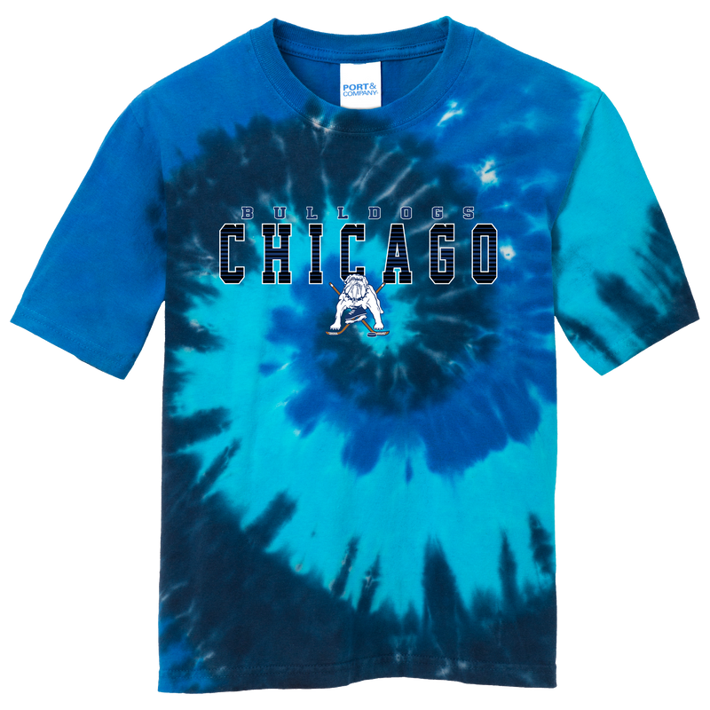 Chicago Bulldogs Youth Tie-Dye Tee