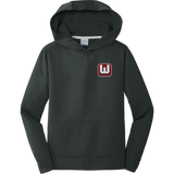 CT Whalers Tier 1 Youth Performance Fleece Pullover Hooded Sweatshirt