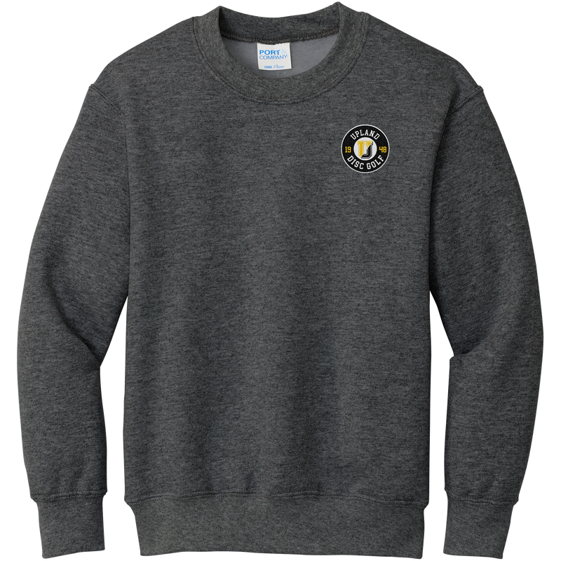 Upland Disc Golf Youth Core Fleece Crewneck Sweatshirt
