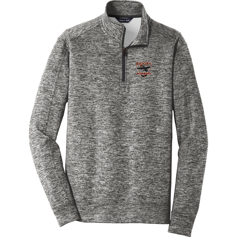 Biggby Bombers PosiCharge Electric Heather Fleece 1/4-Zip Pullover