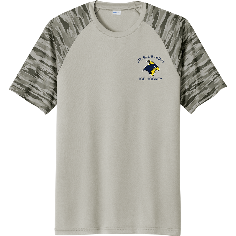 Delaware Jr. Blue Hens Drift Camo Colorblock Tee