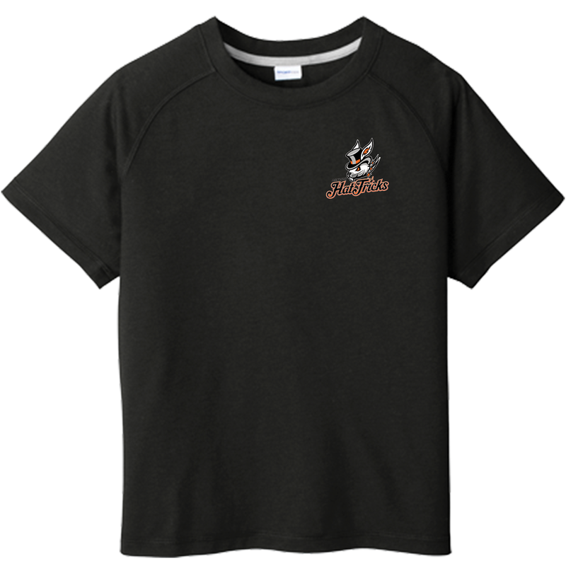 Danbury Hat Tricks Youth PosiCharge Tri-Blend Wicking Raglan Tee