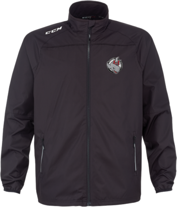 CCM Adult Lightweight Warm Up Jacket - CT Whalers Tier 2